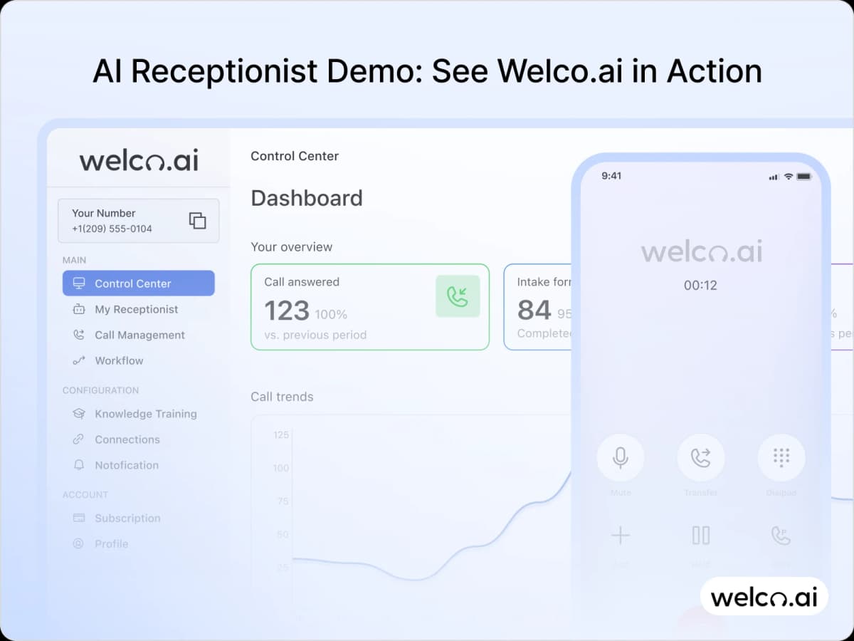 AI receptionist demo