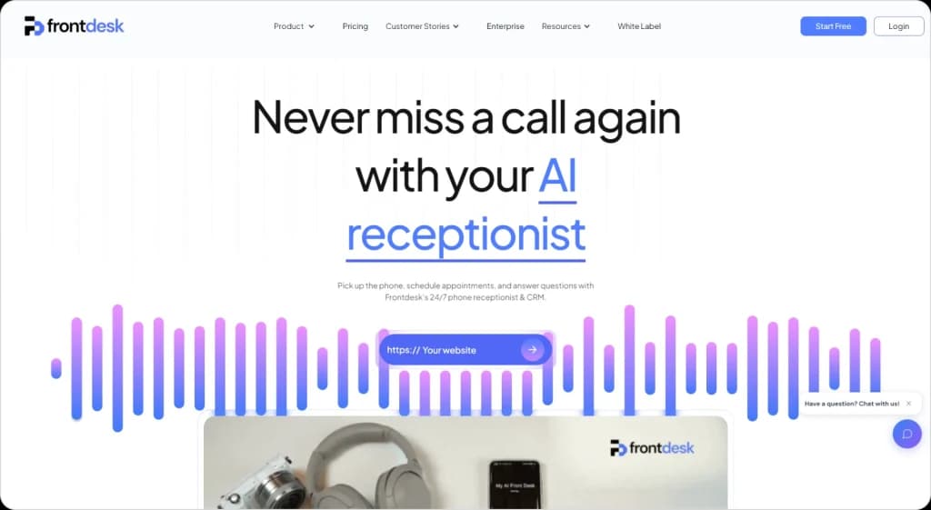 My AI Front Desk (AI Phone Receptionist)