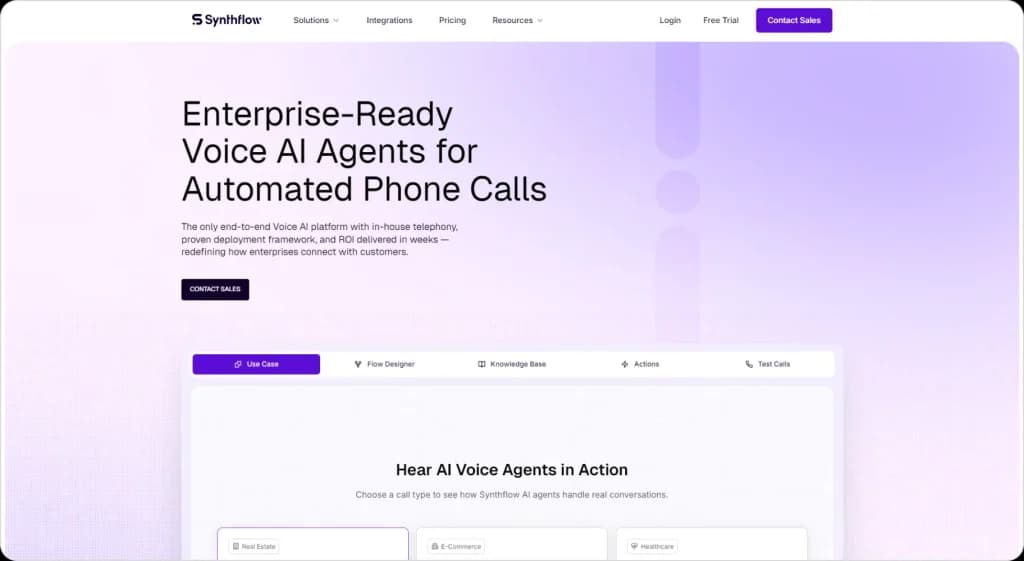 Synthflow AI (Virtual AI Receptionist)