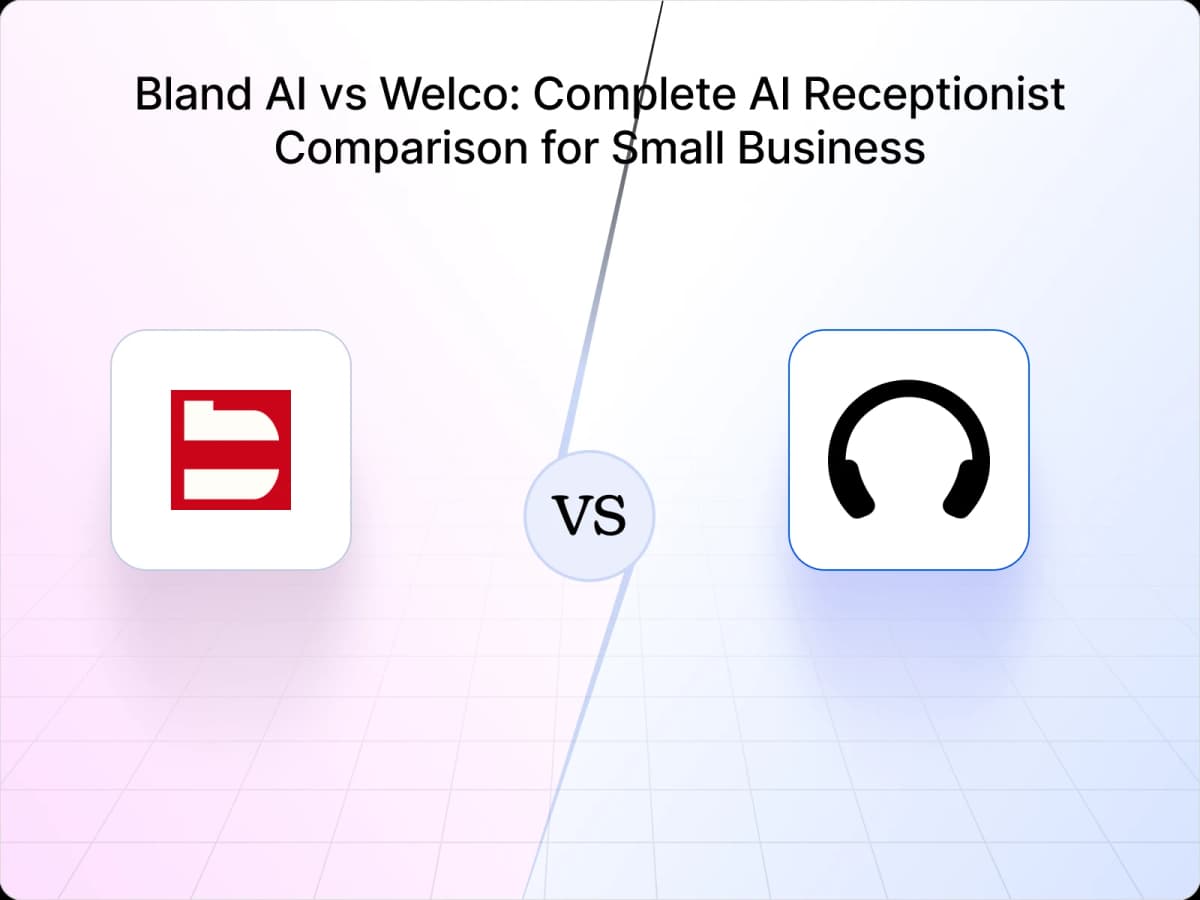 Bland AI vs Welco_ AI Receptionist Comparison
