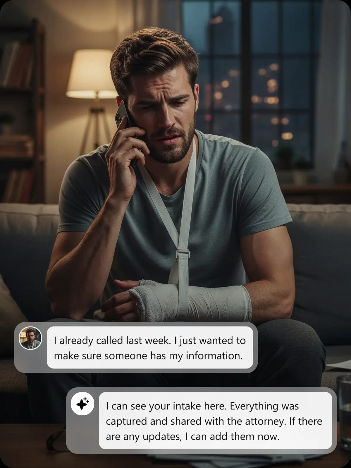 personal injury law answering service