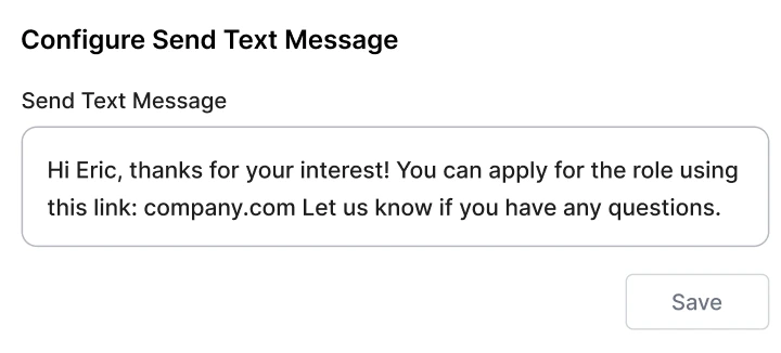send linkson the spot