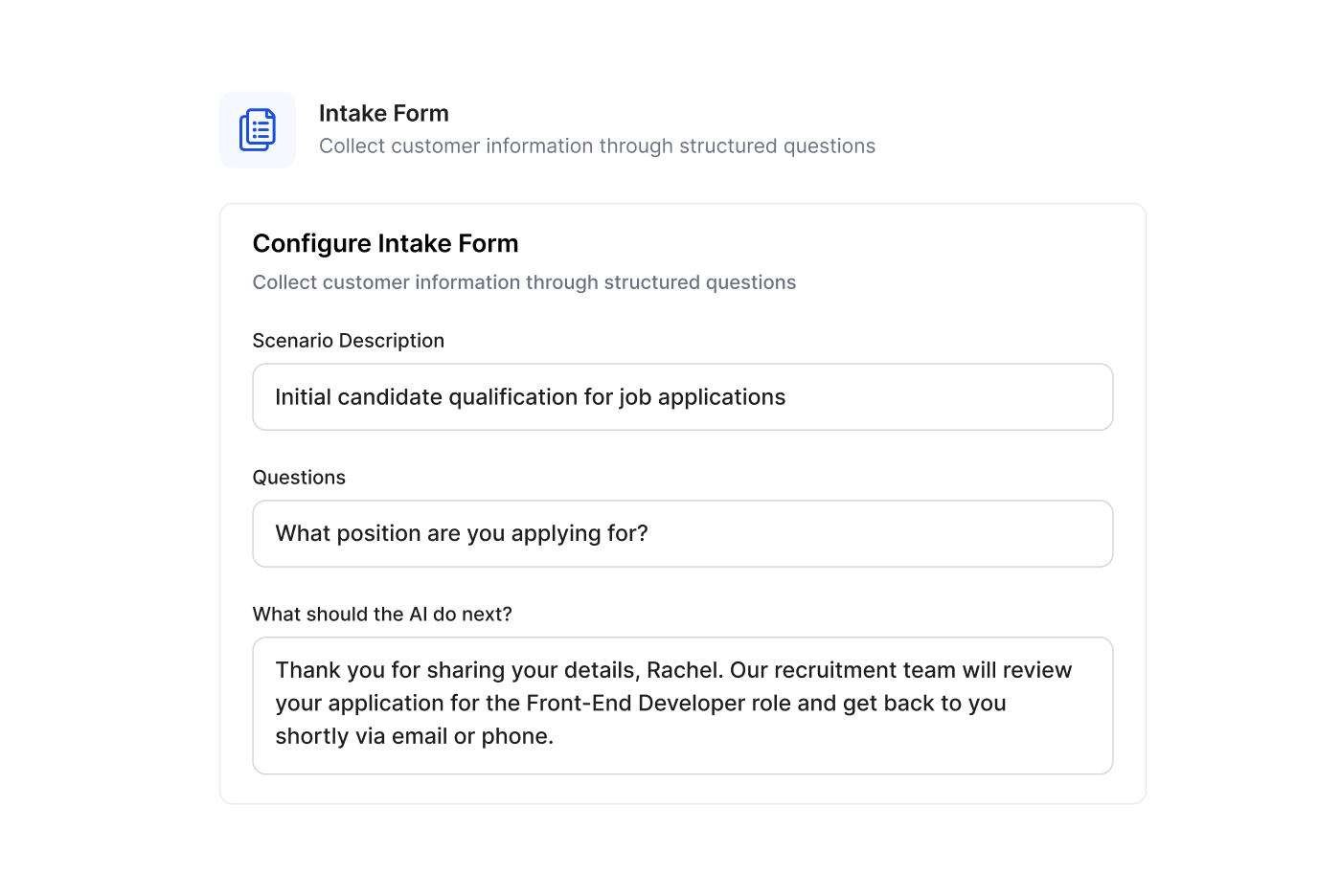 Intake Form