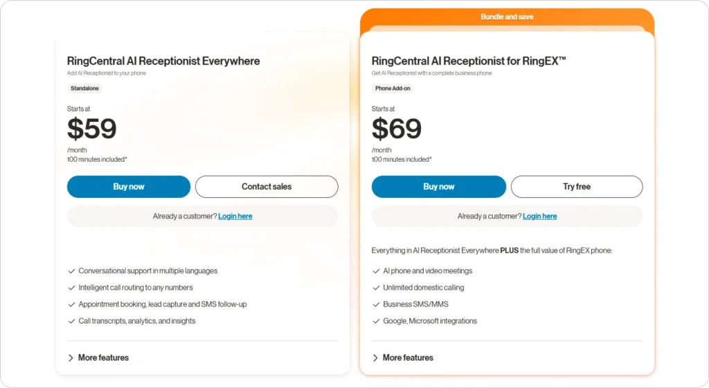 RingCentral Plans & Pricing
