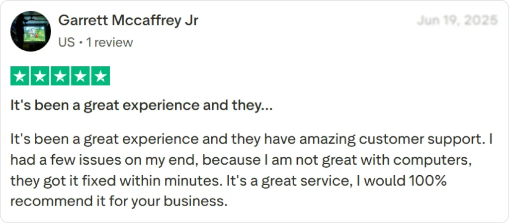 Responsive Support Team That Solves Issues Quickly: